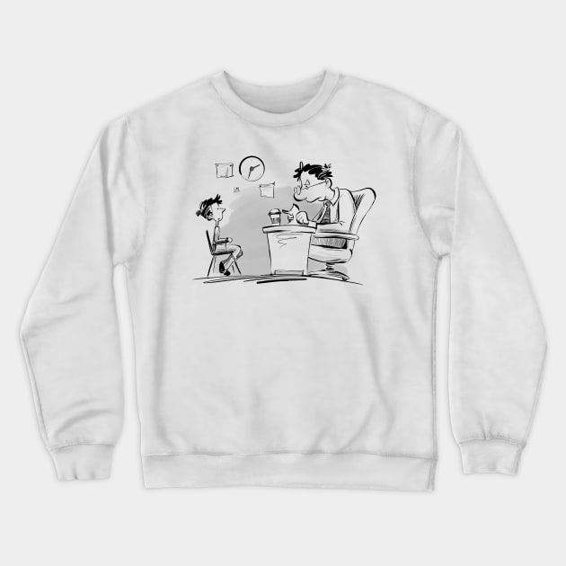 Principle's office Crewneck Sweatshirt by Jason's Doodles